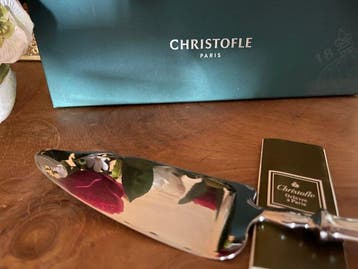 Christofle - Gebakschep - Modèle Perles - Verzilverd metaal