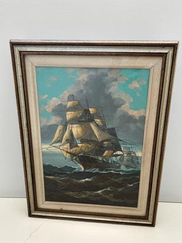 Louis Papaluca (1890-1934) - Veliero, Antiek en Kunst