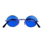 Blauwe Hippie Bril Glas, Verzenden, Nieuw