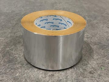 Veiling - 6x Coroplast aluminium tape - papier (75mm × 50m), Doe-het-zelf en Bouw, Nieuw