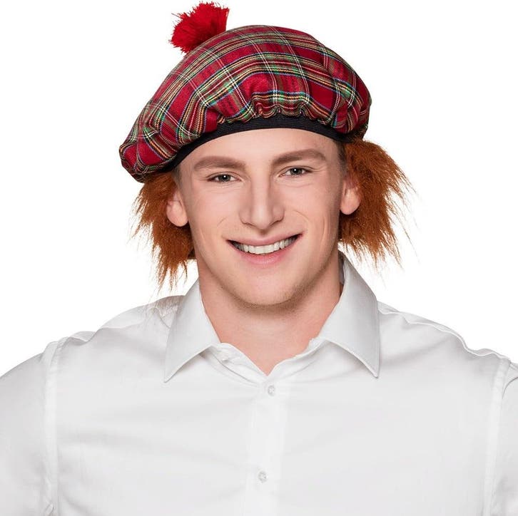 Baret Met Rood Haar, Hobby en Vrije tijd, Feestartikelen, Nieuw, Verzenden