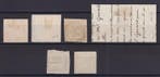 Frankrijk 1861/1878 - Vijf belastingzegels uit de reeks
