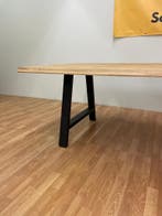 Massief eiken eettafel (NIEUW) - groot en klein model, Ophalen of Verzenden, Nieuw