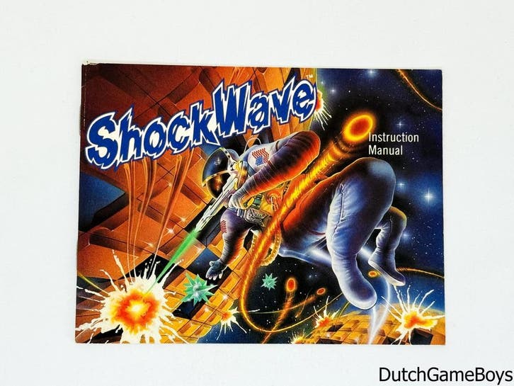 Nintendo NES - ShockWave - USA - Manual + Reg. Card, Games en Spelcomputers, Games | Nintendo NES, Gebruikt, Verzenden