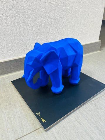 D - Uli -  Elefant  Blue