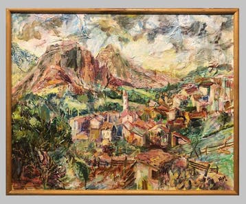 École Italienne (XX) - Negli Abruzzi