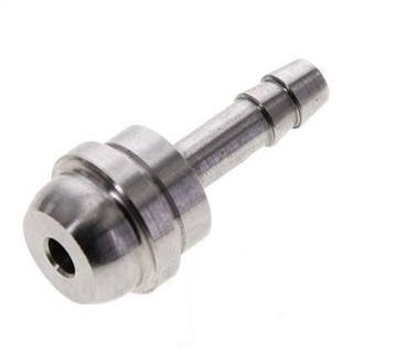 Raccord cannelé en acier inoxydable de 6 mm (1/4) sans, Verzenden, Nieuw