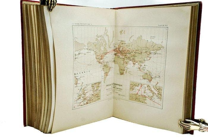 Amédée Guillemin - Le Monde Physique. Le Magnétisme et, Antiquités & Art, Antiquités | Livres & Manuscrits