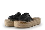 Xti Sandalen in maat 39 Zwart, Zwart, Sandalen of Muiltjes, Zo goed als nieuw, Xti