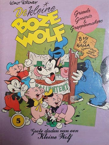 Griezels, goeierds & grappenmakers / De kleine boze wolf / 5, Verzenden, Gelezen, Walt Disney
