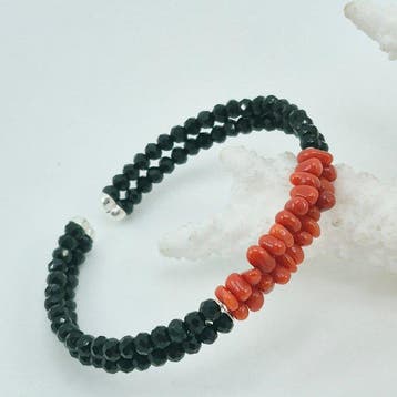 Koraal - Zilver, Zonder reservering - Armband - CORALLO