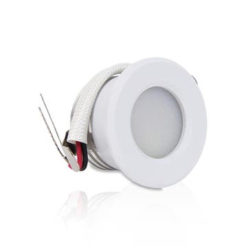 Mini LED Inbouwspot | Warm Wit 3000K | Wit | Ø28mm | 230V P, Verzenden, Nieuw