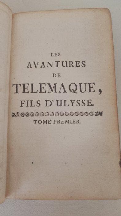 Francois de Salignac de La Motte Fenelon - Les Aventures de, Antiquités & Art, Antiquités | Livres & Manuscrits