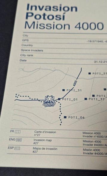 Invader (1969) - Potosi Map