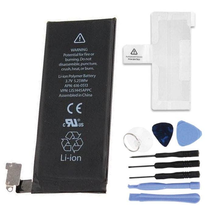 iPhone 4 Batterij Reparatieset (+ Gereedschap & Adhesive, Télécoms, Téléphonie mobile | Accessoires & Pièces, Envoi