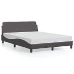120x200 Bedframe Grijs | OP = OP Retour | Slaapkamer Upgr..., Verzenden, Nieuw, Overige materialen, Modern