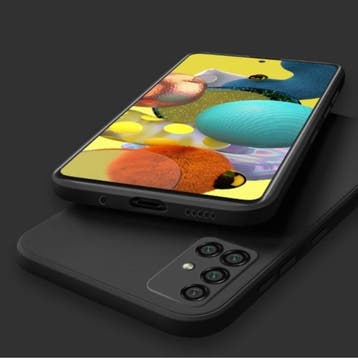 Samsung Galaxy A52 Square Silicone Hoesje - Zachte Matte, Verzenden