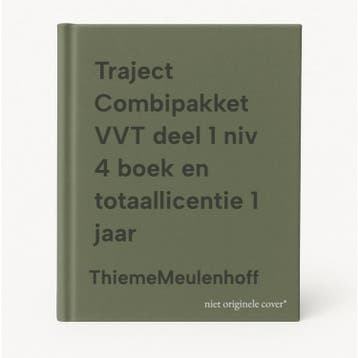 Traject Combipakket VVT deel 1 niv 4 boek en totaallicentie, Verzenden, Gelezen, ThiemeMeulenhoff