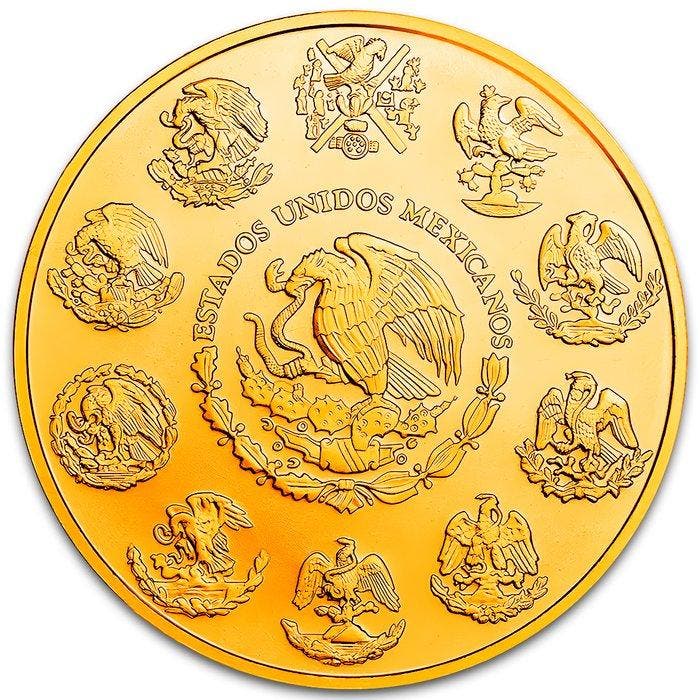 Mexico. 1 Onza 2024 1 oz Mexican Libertad Chichen Itza 24k, Postzegels en Munten, Edelmetalen en Baren