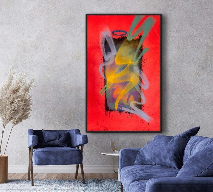 LEO VAREK - SOLAR STORM - XXL, Antiek en Kunst, Kunst | Schilderijen | Modern