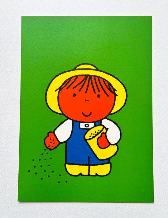 Dick Bruna (1927–2017) - Boer Jan, Antiek en Kunst, Antiek | Overige Antiek
