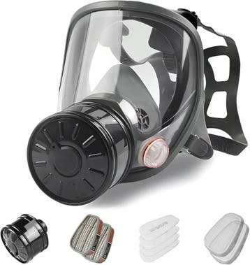 Gasmasker 40mm filter - 56% korting! Retour deal, Verzenden, Zo goed als nieuw, Volgelaatsmaskers