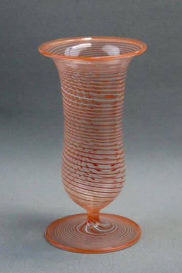 Lauscha Germany - Vase - Verre - lampe soufflée Art Déco, Antiquités & Art