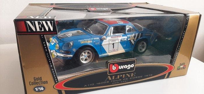 Bburago 1:16 - Model raceauto - Alpine A110 1600S Tour de, Hobby & Loisirs créatifs, Voitures miniatures | 1:5 à 1:12
