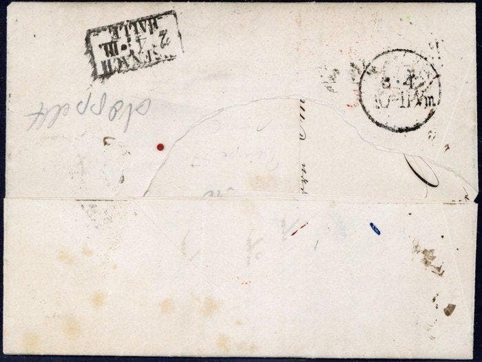 Thurn und Taxis 1865 - Postvereins-Recobrief met, Postzegels en Munten, Postzegels | Europa | Duitsland