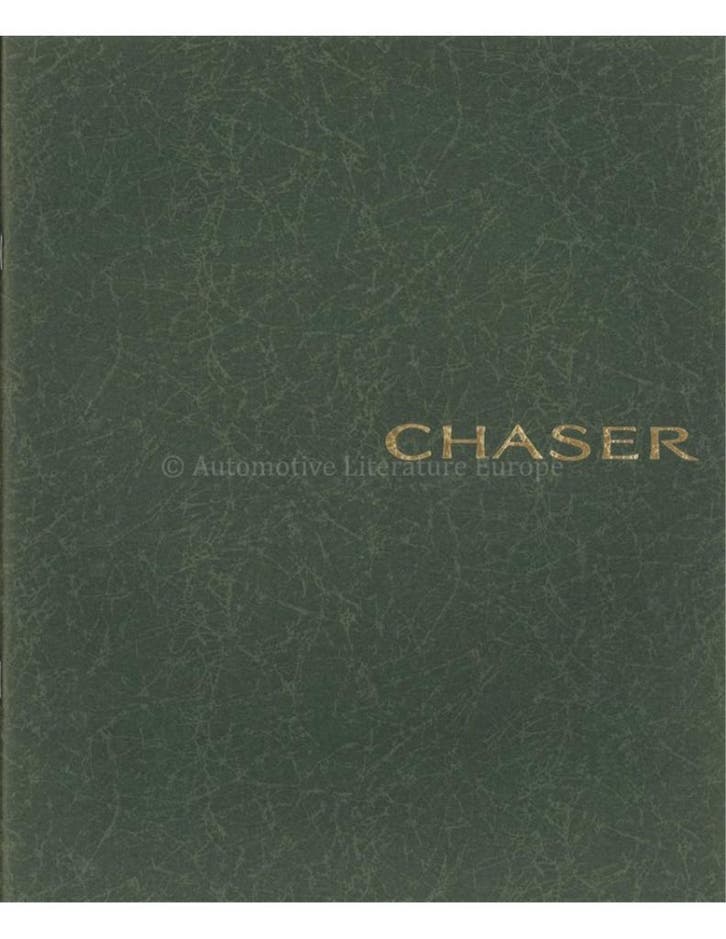 1992 TOYOTA CHASER BROCHURE JAPANS, Livres, Autos | Brochures & Magazines