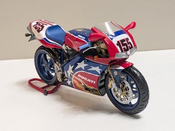 Minichamps 1:12 - Moto miniature - Ducati 998 S - Réplique