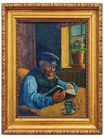 Aage Jensen (1932-2010) - Old man