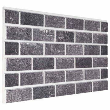 vidaXL Wandpanelen 10 st 100 x 50 cm Zwart en Grijs, Verzenden