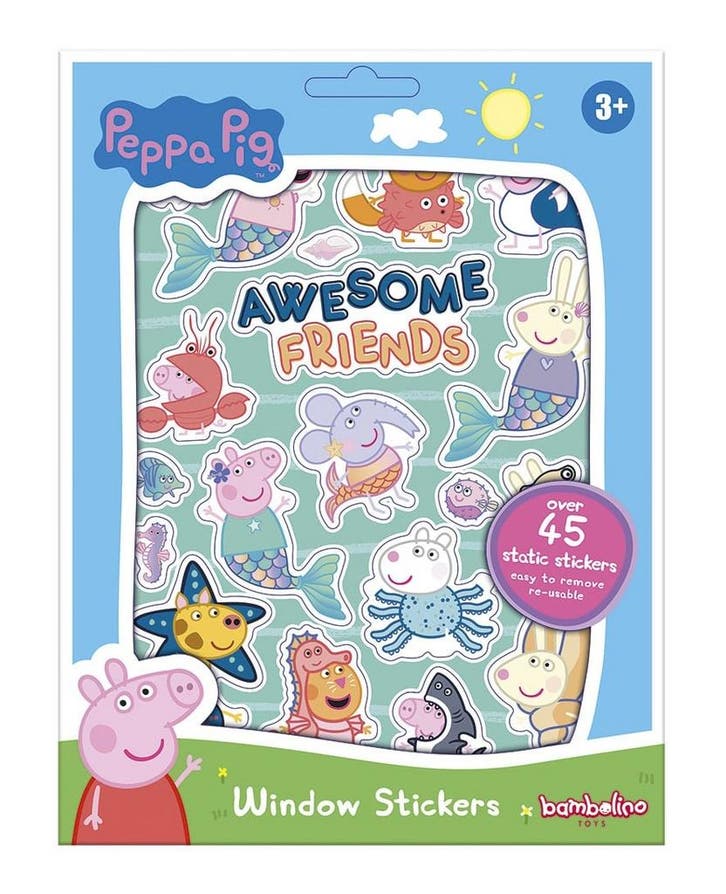 Peppa Pig Raamstickers, Hobby & Loisirs créatifs, Articles de fête, Envoi
