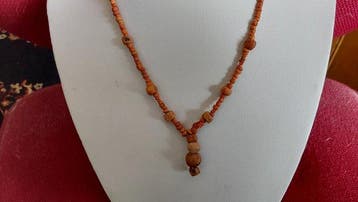 Oud-Egyptisch koraalkralen Beads, Coral (Zonder