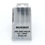 hobbytime tools HT1202 MICROBOX DRILL BIT SET – 20 PIECES, Verzenden, Nieuw