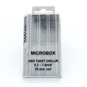 hobbytime tools HT1202 MICROBOX DRILL BIT SET – 20 PIECES, Verzenden, Nieuw