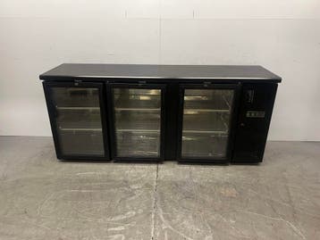 Maxxfrost Barkoeling 3 Glazen Klapdeuren 200 cm 230V Horeca, Ophalen of Verzenden