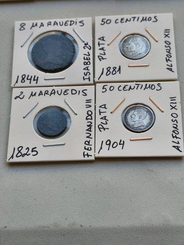 Spanje. Peseta 1825-1966 (Zonder minimumprijs)