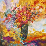 Nguyn Vit Lâm (1993) - Éclat floral 80 80 cm