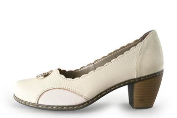 Rieker Pumps in maat 37 Wit, Verzenden, Pumps