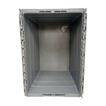 Distributiebak 600x400x416 mm euronorm grijs kunststof, Ophalen of Verzenden, Nieuw