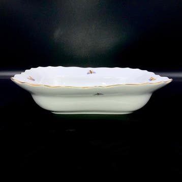 Herend - Exquisite Huge Serving Square Bowl (27 cm) -