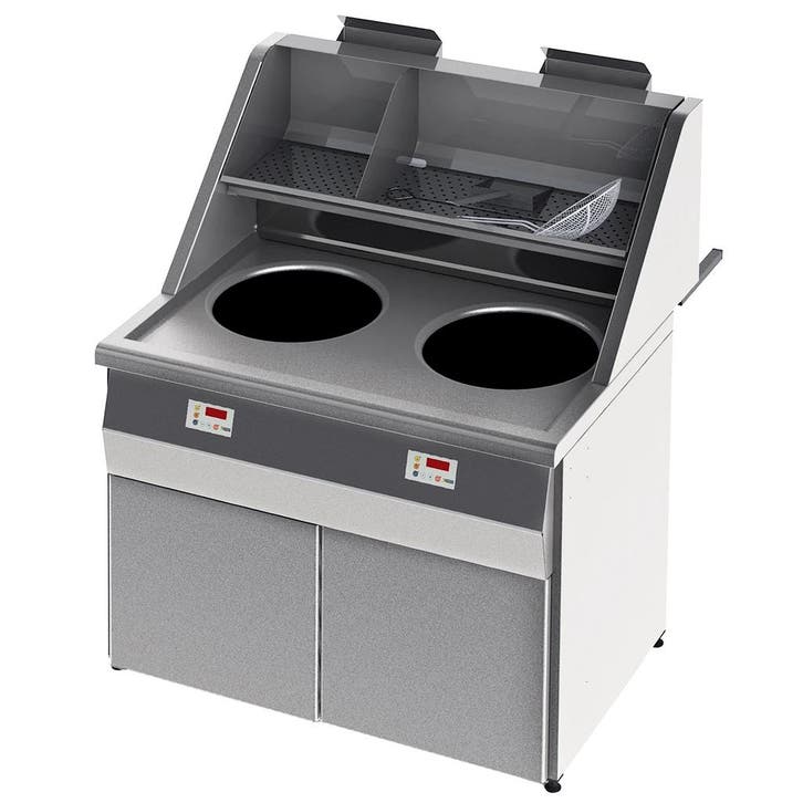 Friteuse | SANTANA | Aardgas | 18+18L | 36kW | Elektrische, Articles professionnels, Horeca | Équipement de cuisine, Envoi