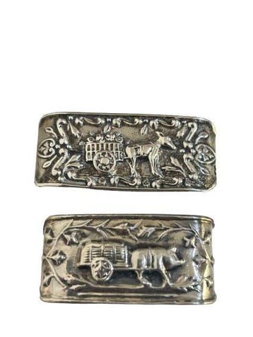Rond de serviette (3) - Argent 835 - 3 anneaux de serviette