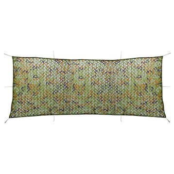 vidaXL Camouflagenet met opbergtas 1,5x5 m groen, Verzenden