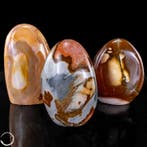 Natuurlijke vrijvormen van Polychrom-jaspis – een
