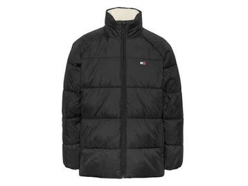 Veiling - Tommy Jeans Vail Puffer Jacket Zwart - S, Nieuw