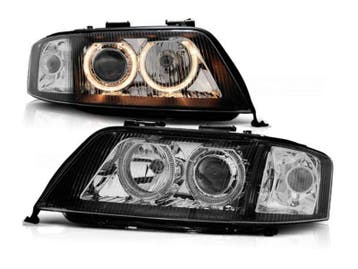 Xenon koplamp Angel Eyes Black geschikt voor Audi A6 2e kans, Verzenden, Gebruikt, Audi