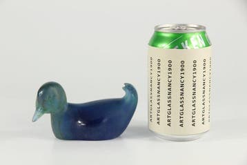 Daum - Beeldje - Canard - Glas, Antiek en Kunst